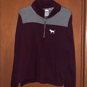 half quarter zip up victoria secret
